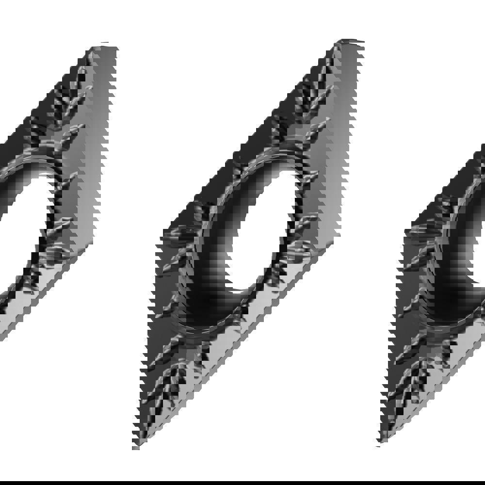 Turning Inserts; Relief Angle: 7.000 ; Corner Radius (mm): 1.20 ; Corner Radius (Inch): 3/64 ; Corner Radius (Decimal Inch): 0.0469 ; Included Angle: 80 ; Manufacturer Grade: KCU10B