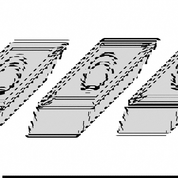 Turning Inserts; Insert Style: DCMT ; ANSI Size Code: 32.52 ; ISO Size Code: 11T308 ; Insert Shape: D - Diamond (Rhombic) 55-Deg ; Included Angle: 55 ; Inscribed Circle (Decimal Inch): 0.3750