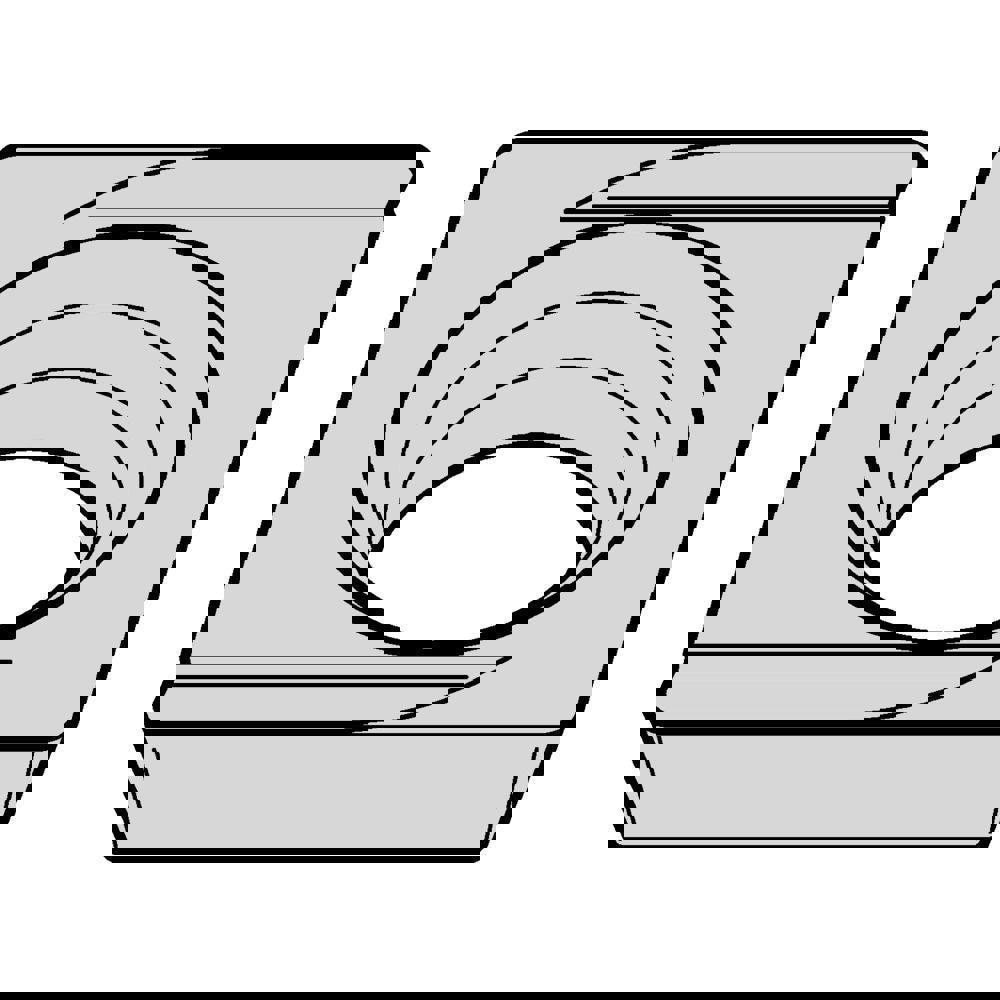 Turning Inserts; Relief Angle: 15.000 ; Corner Radius (mm): 0.18 ; Corner Radius (Inch): .007 ; Corner Radius (Decimal Inch): 0.0070 ; Included Angle: 80 ; Manufacturer Grade: KCU10B