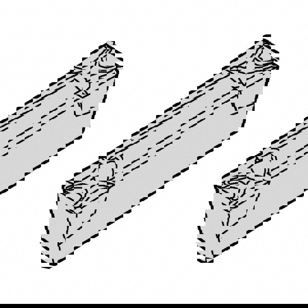 Grooving Inserts; Insert Style: A4G ; Insert Size Code: 2B ; Cutting Width (Decimal Inch): 0.0940 ; Cutting Width (mm): 2.390 ; Insert Hand: Neutral ; Maximum Depth of Cut (Decimal Inch): 0.0750