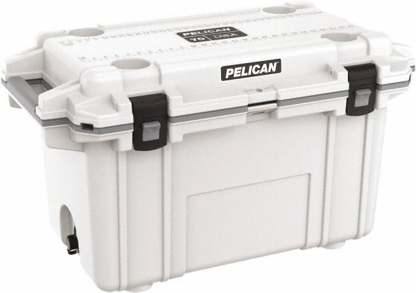 70 Qt Poly White/Gray Cooler