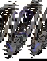 Full Face Respirator: Silicone, Bayonet, Large