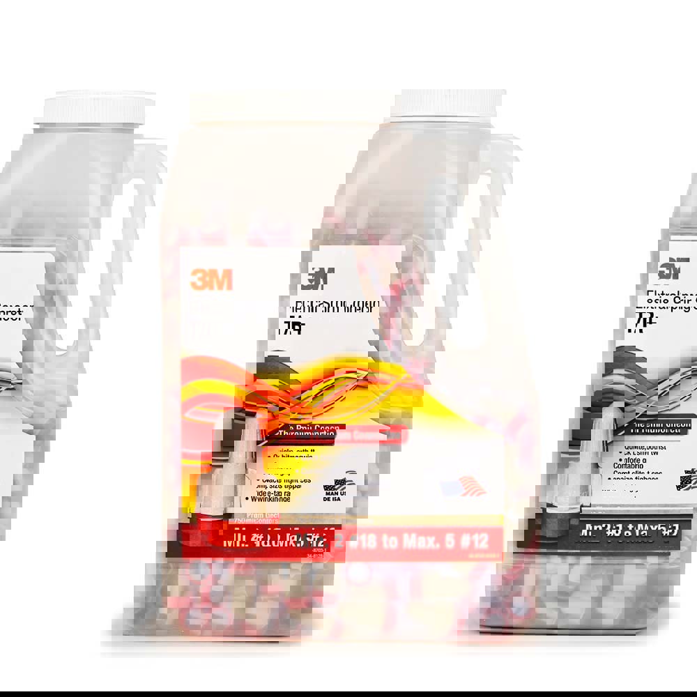 Wing Twist-On Wire Connector: Red & Tan, Flame-Retardant, 2 AWG