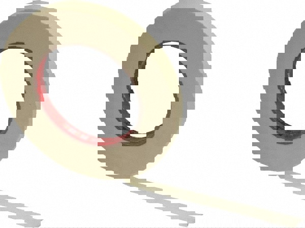 Masking Tape: 12 mm Wide, 60 yd Long, 6 mil Thick, Tan