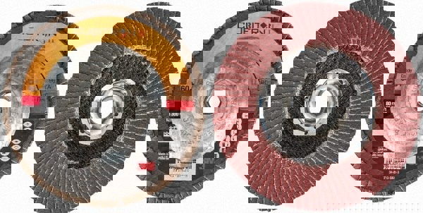 Flap Disc: 5/8-11 Hole, 60 Grit, Ceramic, Type 29