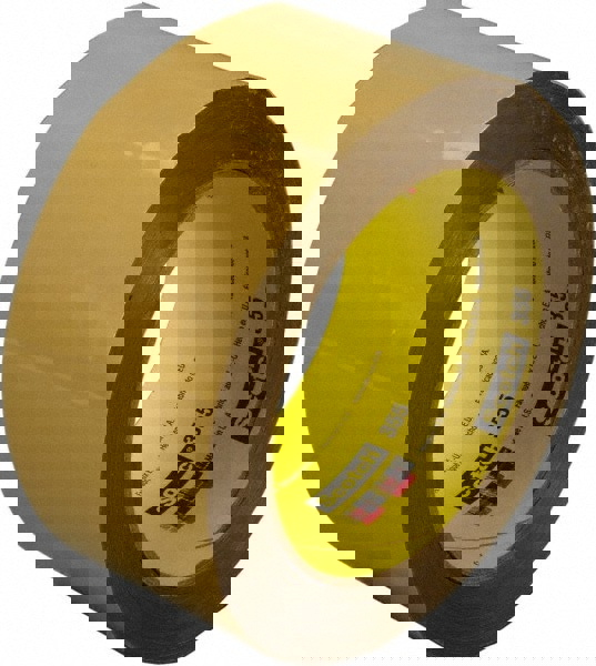 Packing Tape: Tan, Rubber Adhesive