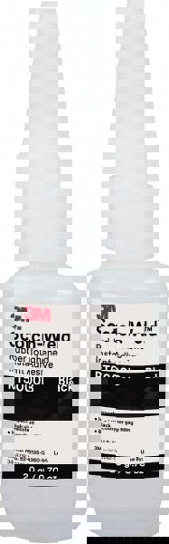 Adhesive Glue: 0.71 oz Bottle, Black