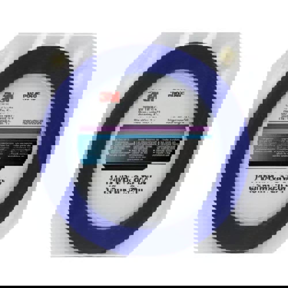 Masking Tape: 6 mm Wide, 36 yd Long, 5.3 mil Thick, Blue