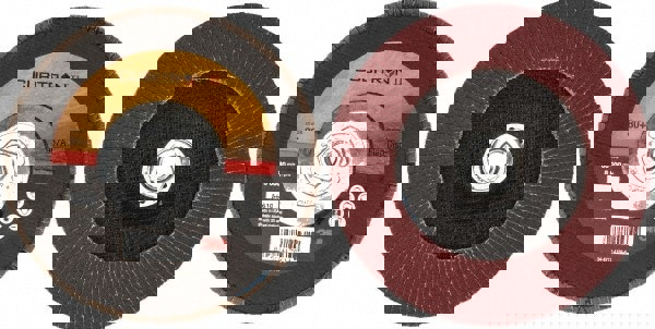 Flap Disc: 5/8-11 Hole, 80 Grit, Ceramic, Type 27