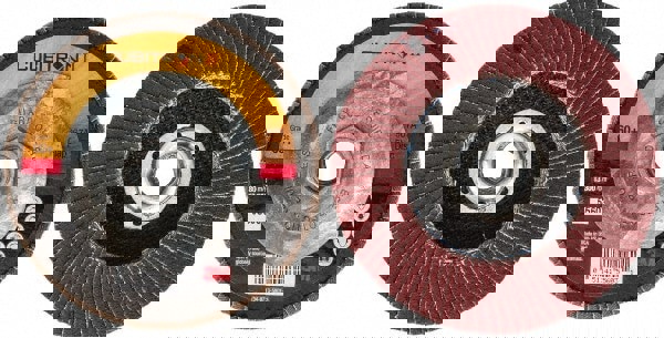 Flap Disc: 5/8-11 Hole, 60 Grit, Ceramic, Type 27