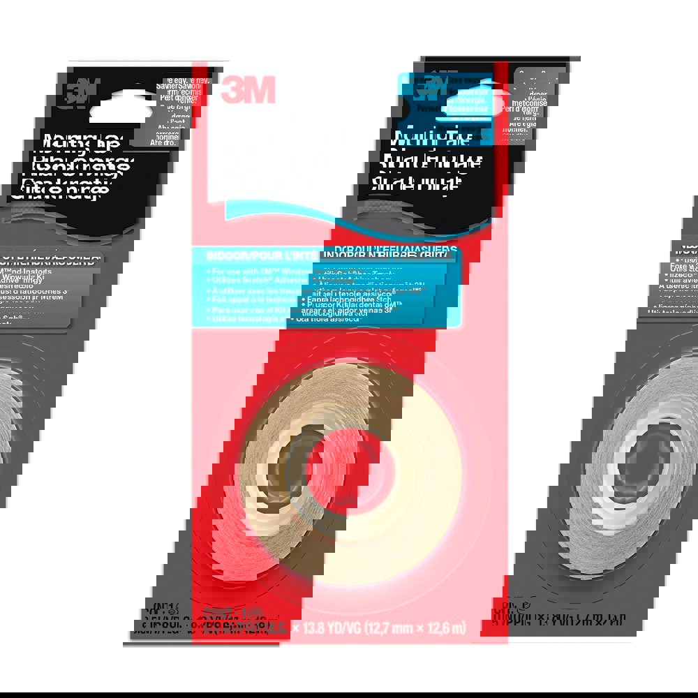 Double-Sided Tape: 1/2