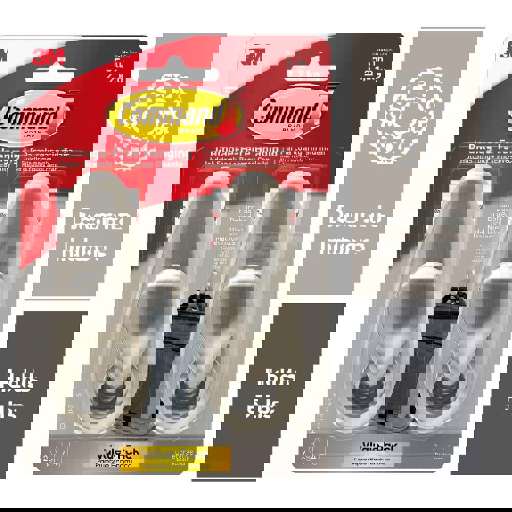 Storage Hook: Adhesive Back Mount, 1.629