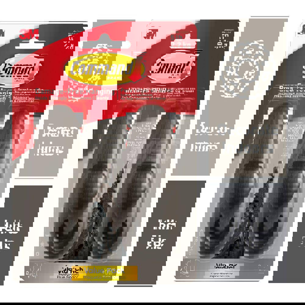 Storage Hook: Adhesive Back Mount, 1.629