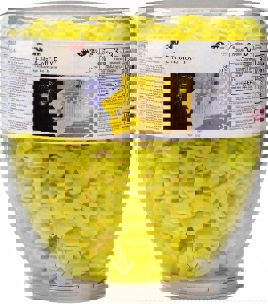 Earplug Dispenser Refill: 1Pr, Foam, Bell Shape, 33dB