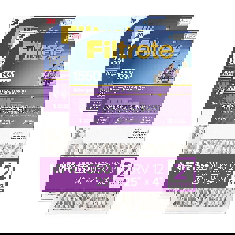 Pleated Air Filter: 20 x 25 x 1