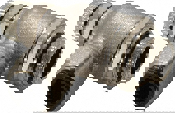 Air Flow Control Valve: Push-to-Connect Metal Flow Control, Tube x BSPP, 10mm Tube OD