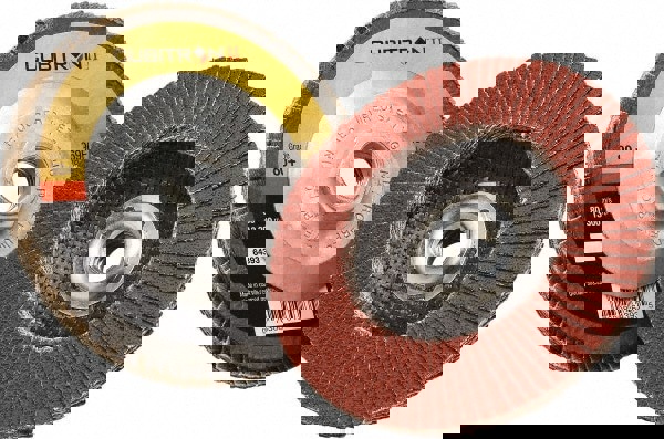 Flap Disc: 5/8-11 Hole, 80 Grit, Ceramic, Type 29