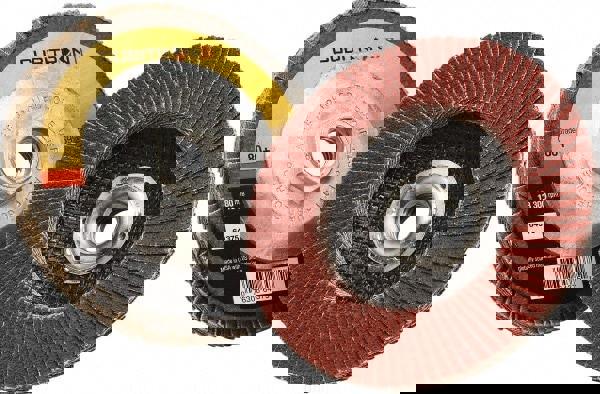 Flap Disc: 5/8-11 Hole, 80 Grit, Ceramic