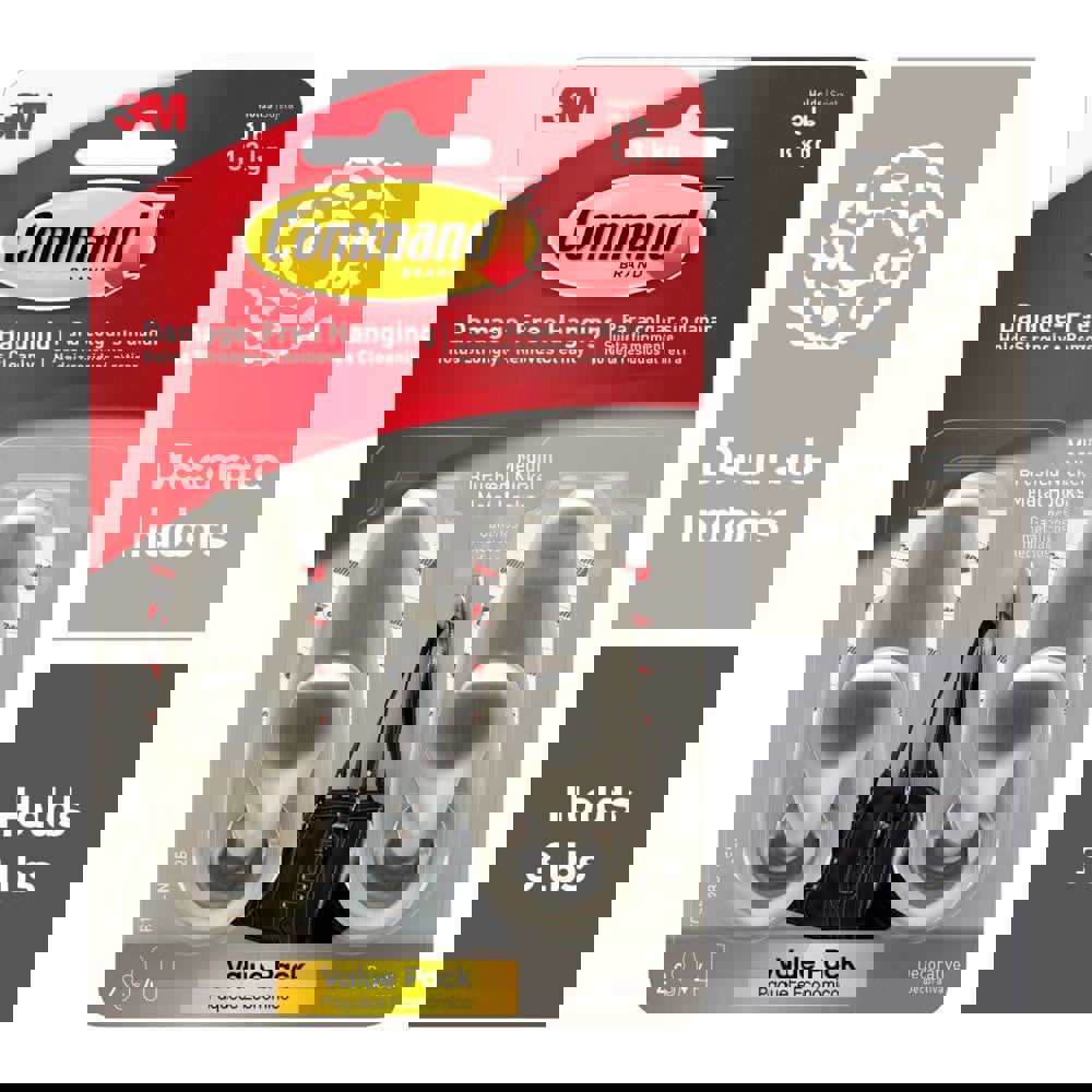 Storage Hook: Adhesive Back Mount, 1.247