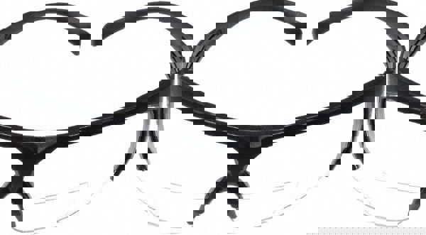 Magnifying Safety Glasses: SecureFit, +2.5 Lens, Clear Lenses, Anti-Fog & Scratch Resistant, ANSI Z87.1