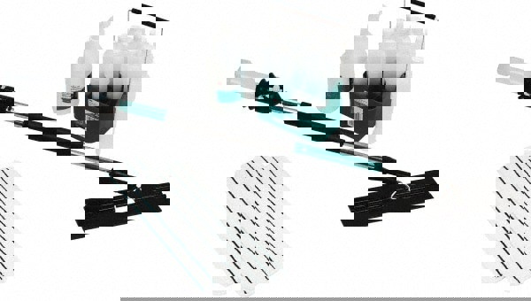 Wet Mop Pad: Quick Change, Medium, White Mop, Blended Fiber