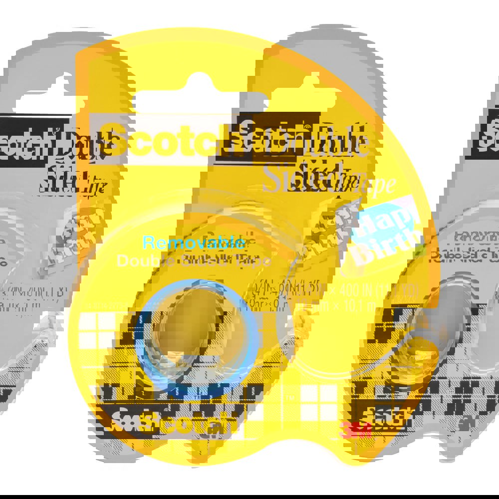 Transparent Double-Sided Acetate Tape: 3/4