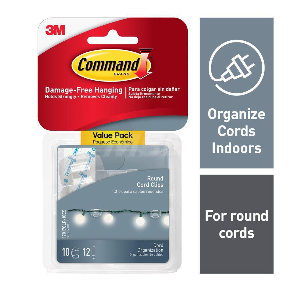 Storage Hook: Adhesive Back Mount, 0.488
