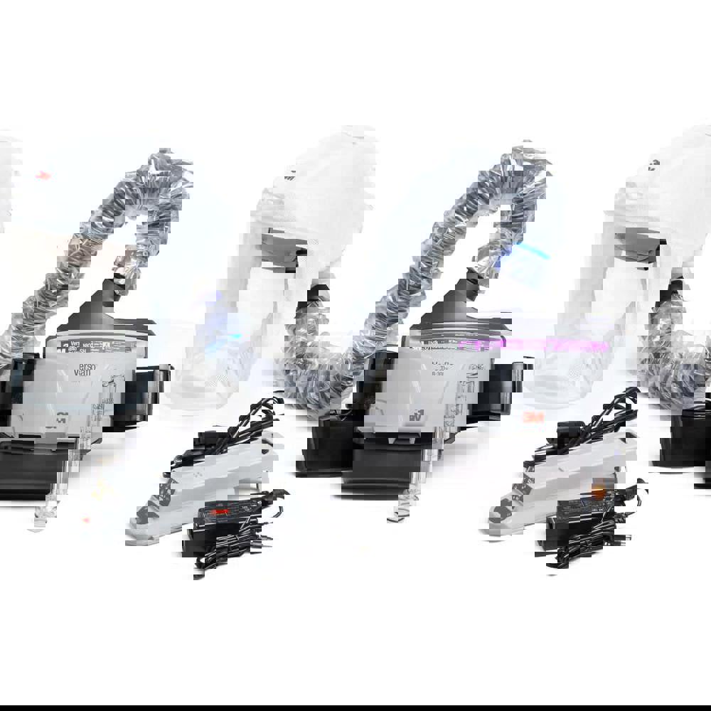 PAPR & Supplied Air (SAR) Complete Systems; System Type: PAPR ; Application: Powder Handling in Pharmaceuticals ; System Compatibility: PAPR ; Size: Large ; Battery Chemistry: Lithium-ion ; Battery Type: Lithium-Ion