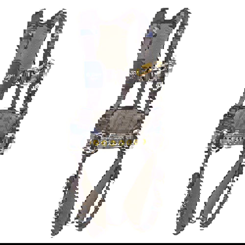 Fall Protection Harnesses: 420 Lb, Vest Style, Size Small, For Wind Energy Climbing & Positioning, Polyester, Back Front & Side