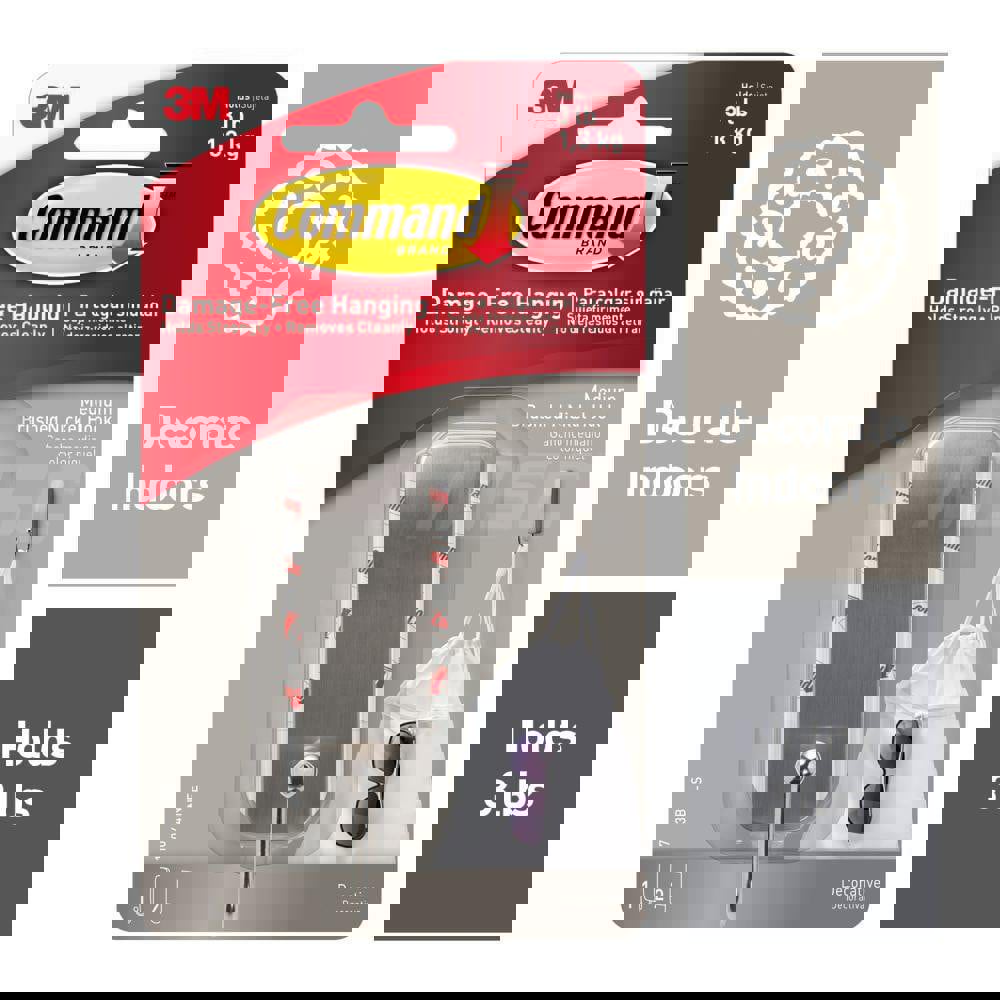 Storage Hook: Adhesive Back Mount, 1.3