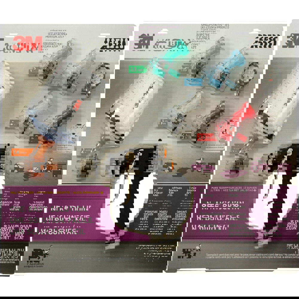 Paint Sprayers & Guns; Product Type: Spray Gun System ; Nozzle Material: Polypropylene ; Body Material: Reinforced Nylon ; Feed Style: Gravity ; Air Inlet Type: NPT/BSP ; Capacity: 650 mL