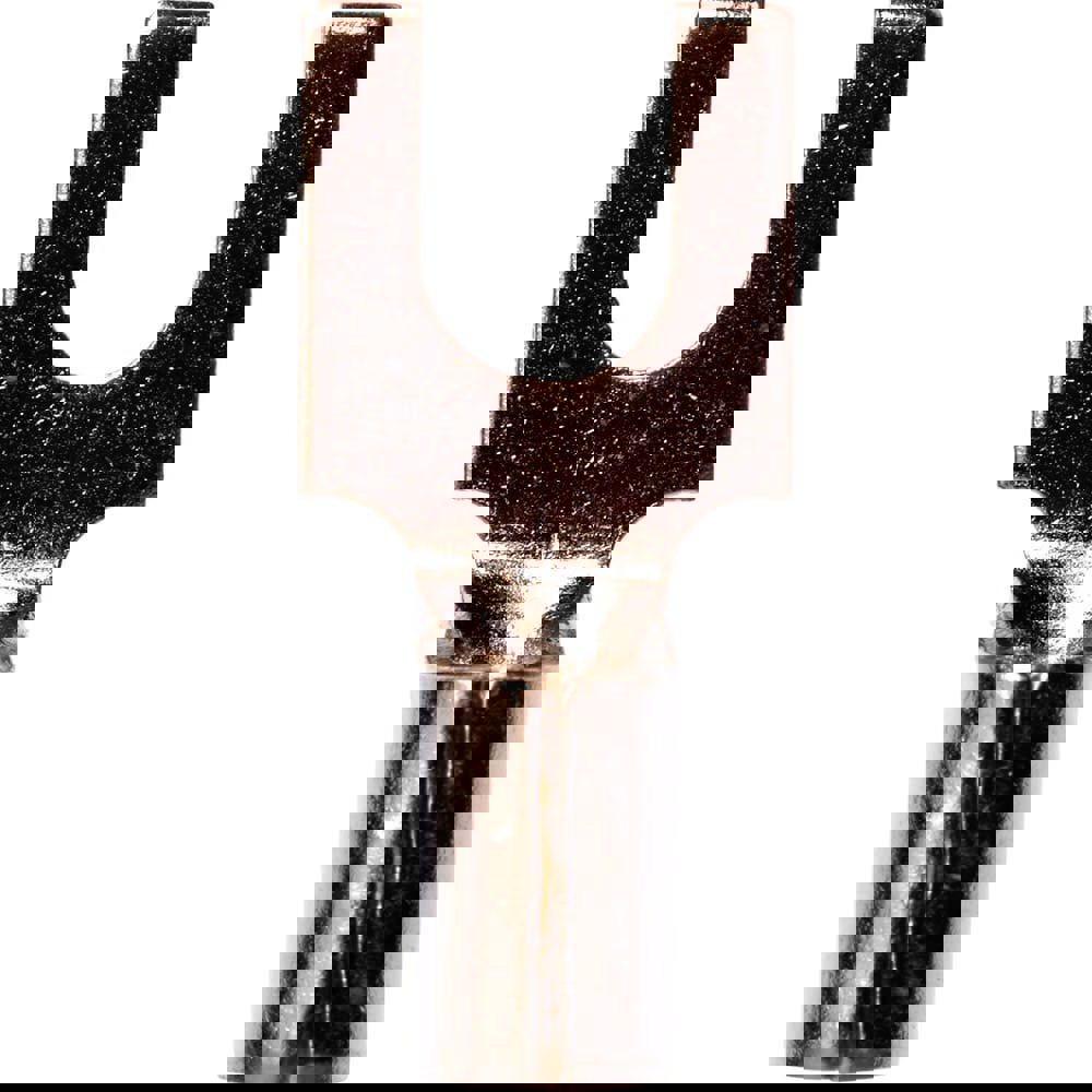 Block Fork Terminal: Non-Insulated, #6 Stud, Crimp