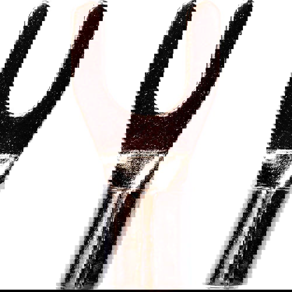 Standard Fork Terminal: Non-Insulated, #10 Stud, Crimp