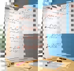 White, Dry Erase, 20 x 23 Inch, Self Sti