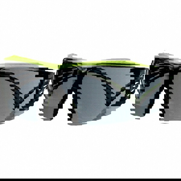 Safety Glass: Anti-Fog, Polycarbonate, Gray Lenses, Frameless, UV Protection