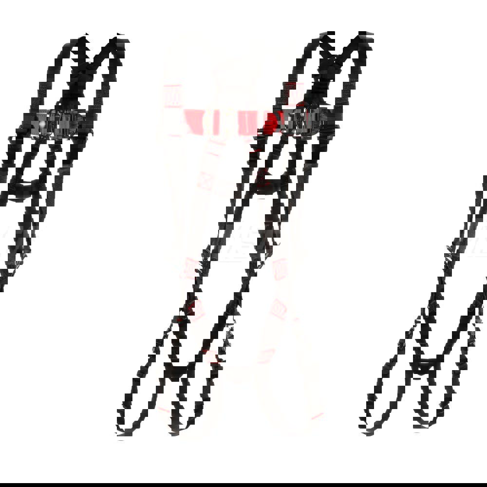 Fall Protection Harnesses: 420 Lb, Vest Style, Size X-Large, For Climbing, Polyester, Back & Front