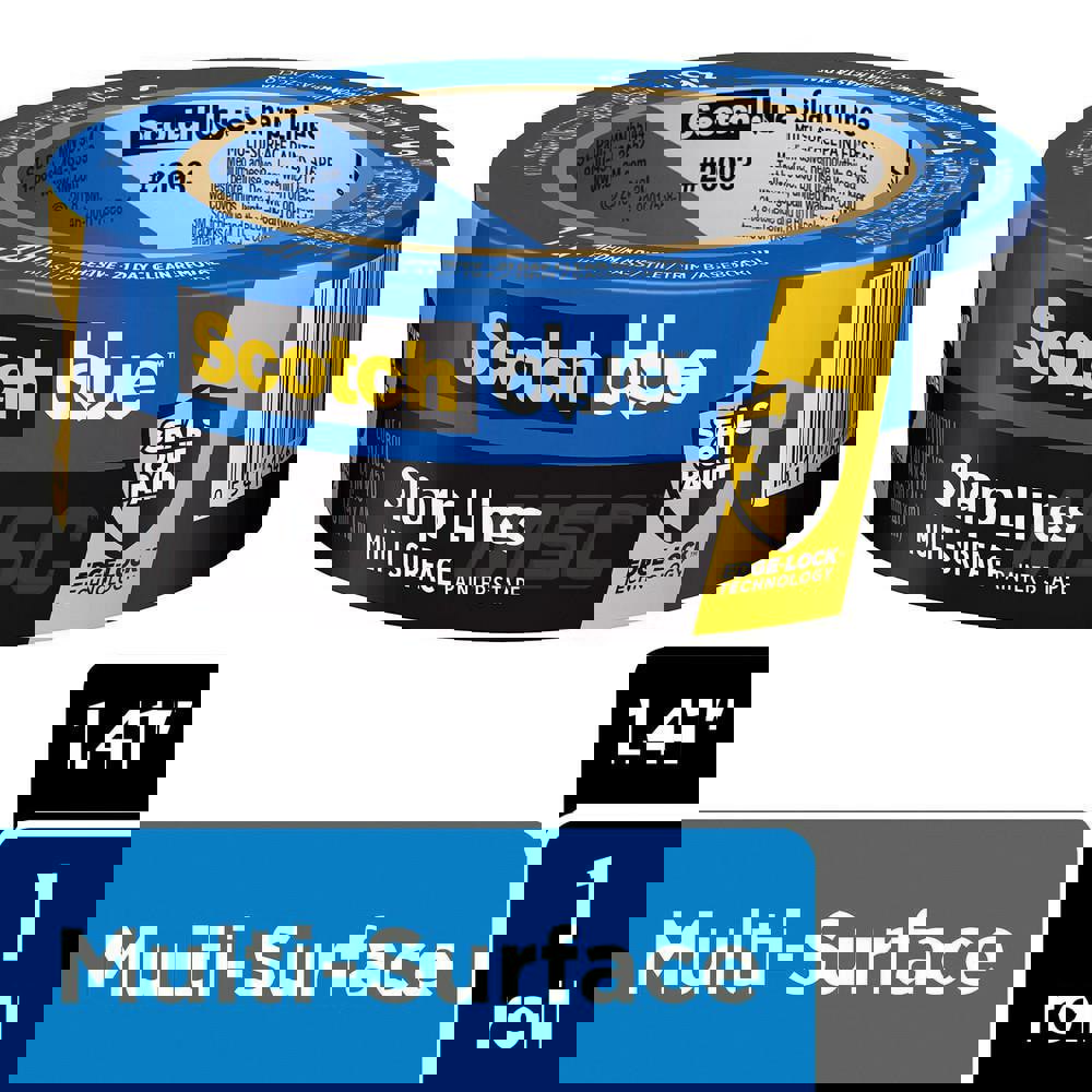 Painter's Tape: 36 mm Wide, 60 yd Long, Blue