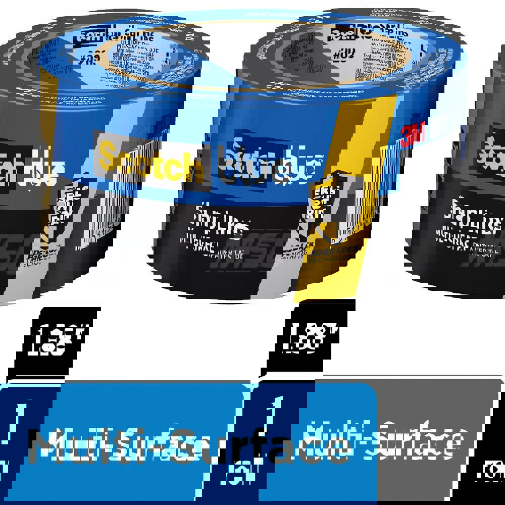 Painter's Tape: 48 mm Wide, 60 yd Long, Blue