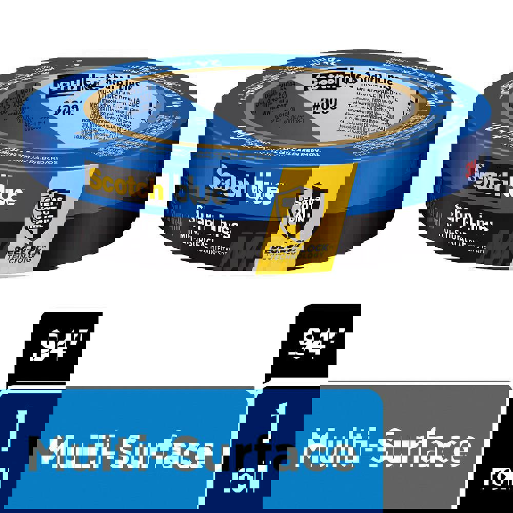 Painter's Tape: 24 mm Wide, 60 yd Long, Blue