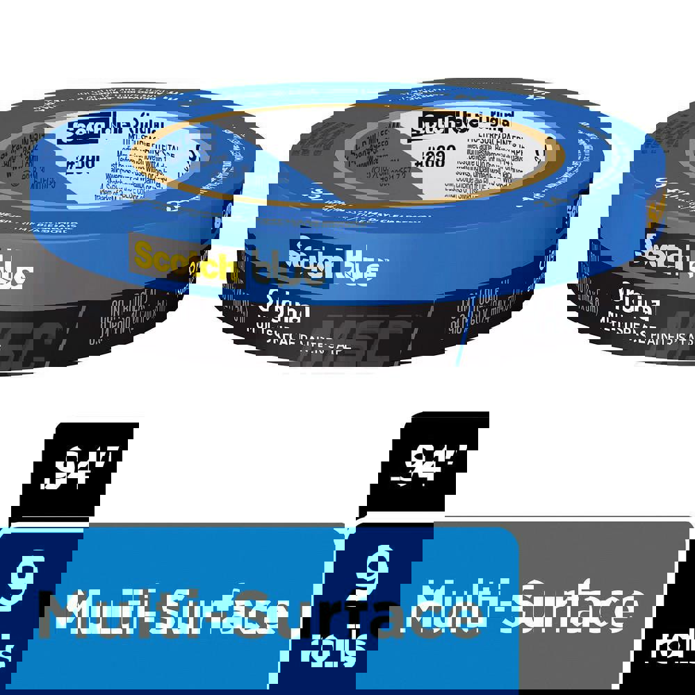 Painter's Tape: 24 mm Wide, 60 yd Long, Blue