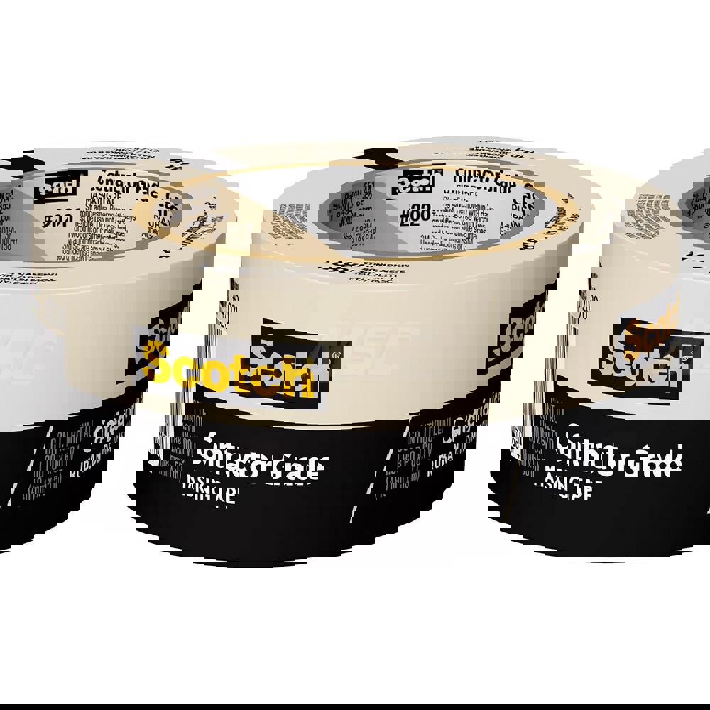 Masking Tape: 48 mm Wide, 60.1 yd Long, Tan