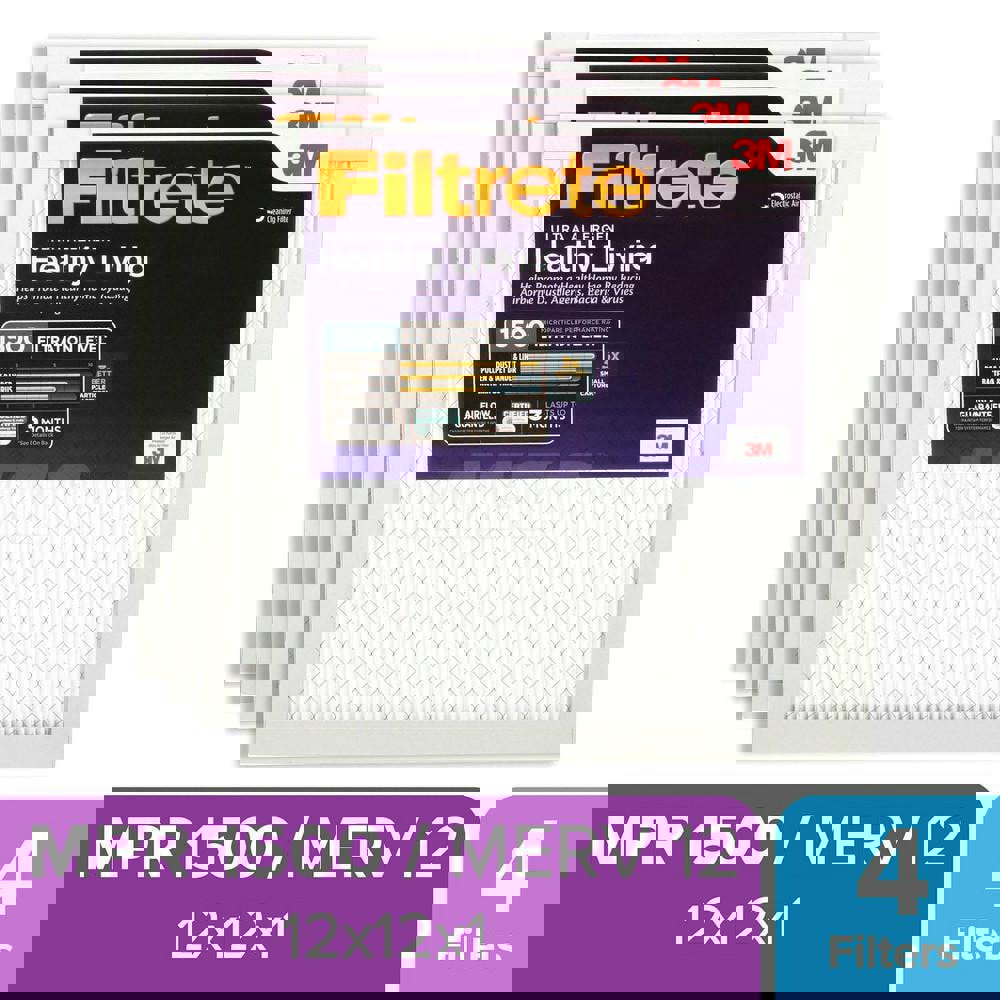 Pleated Air Filter: 12 x 12 x 1