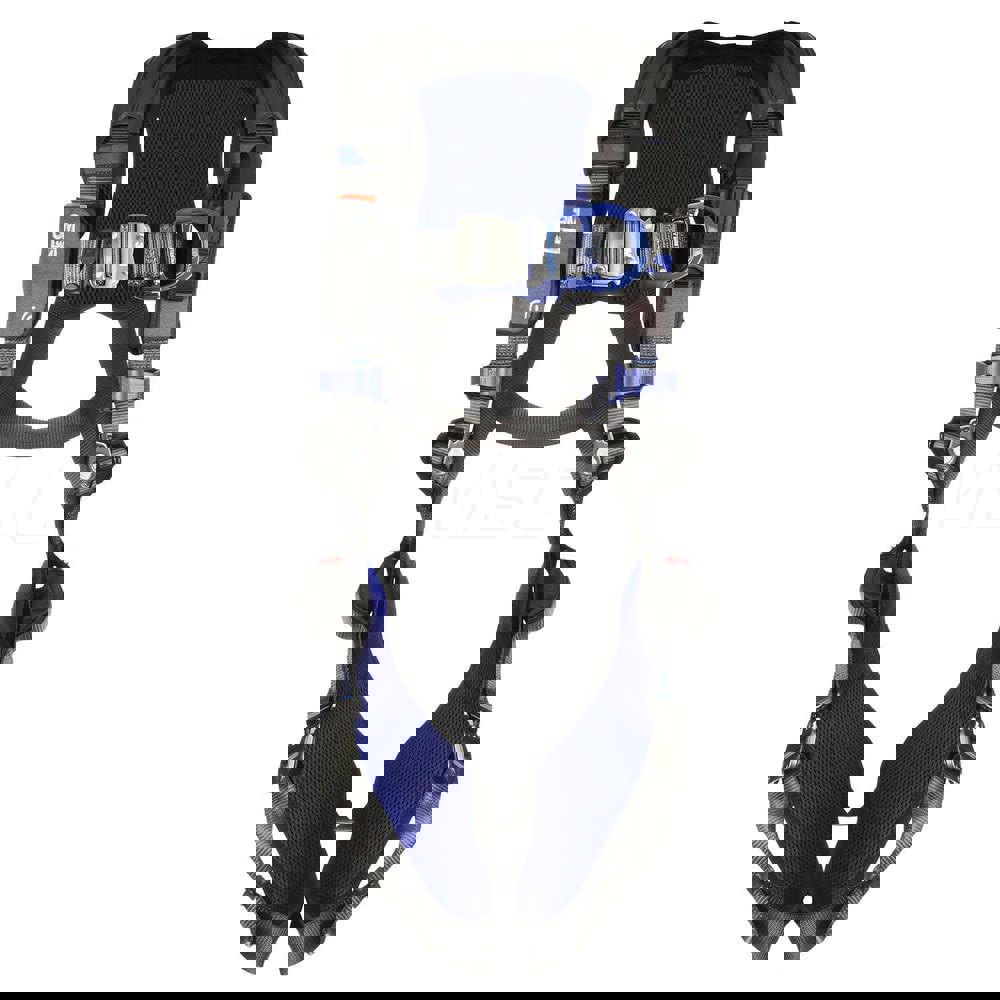 Fall Protection Harnesses: 420 Lb, Vest Style, Size Large, For Climbing, Back & Front