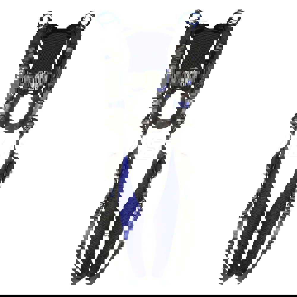 Fall Protection Harnesses: 420 Lb, Vest Style, Size Large, For Retrieval & Rescue, Back & Shoulder