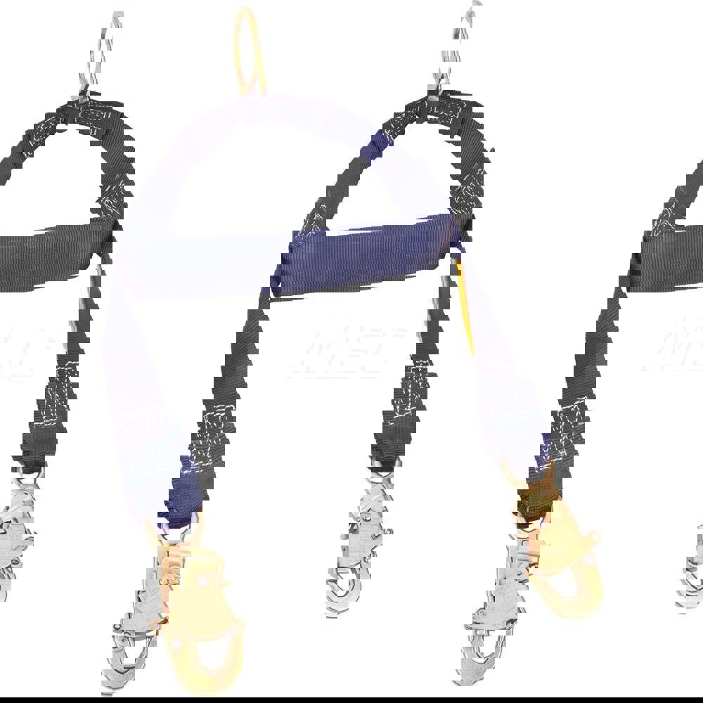 Lanyards & Lifelines; Load Capacity: 310lb; 141kg ; Lifeline Material: Polyester ; Capacity (Lb.): 310 ; End Connections: Snap Hook ; Maximum Number Of Users: 1 ; Harness Connection: Snap Hook