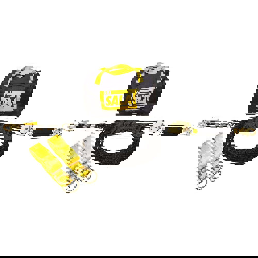 Lanyards & Lifelines; Load Capacity: 310lb; 141kg ; Lifeline Material: Polyester ; Capacity (Lb.): 310 ; End Connections: Snap Hook ; Maximum Number Of Users: 2 ; Installation Type: Temporary