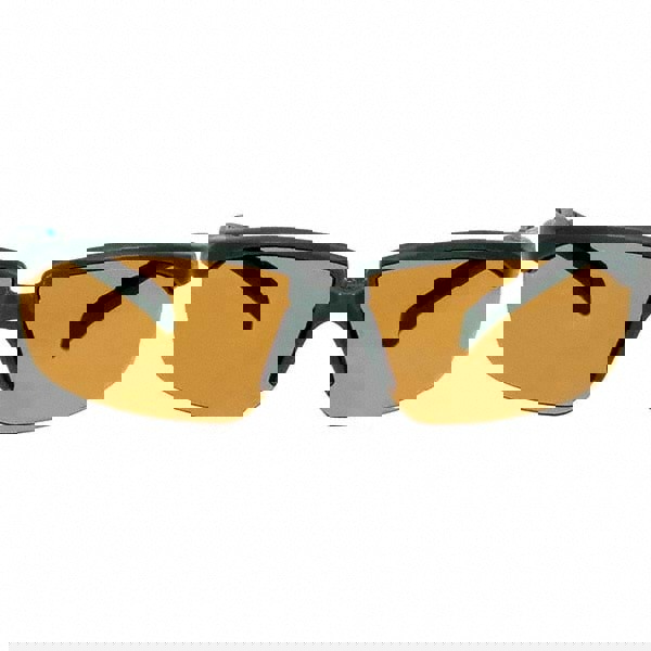 Safety Glass: Anti-Fog & Scratch-Resistant, Polycarbonate, Brown Lenses, Full-Framed, UV Protection