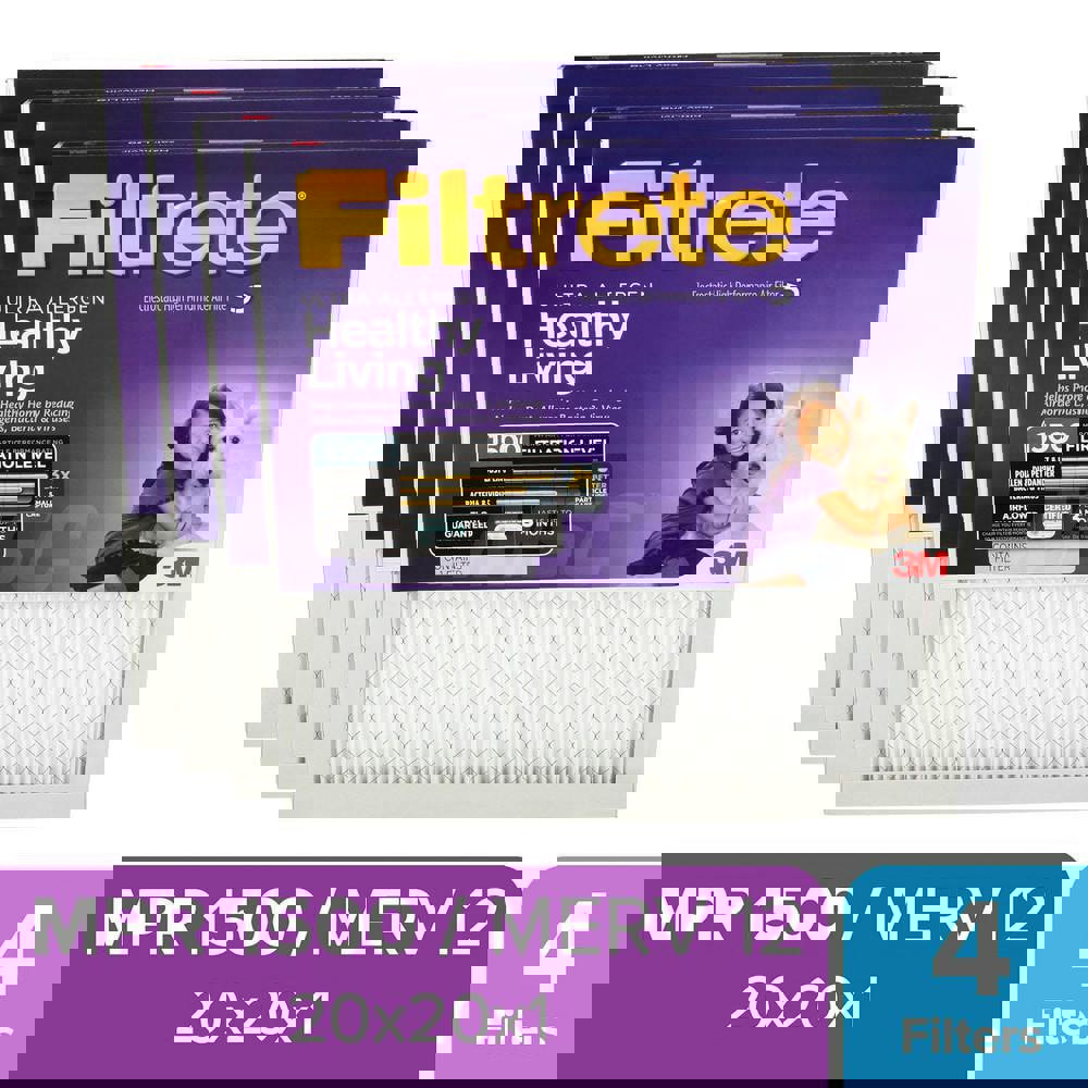 Pleated Air Filter: 20 x 20 x 1