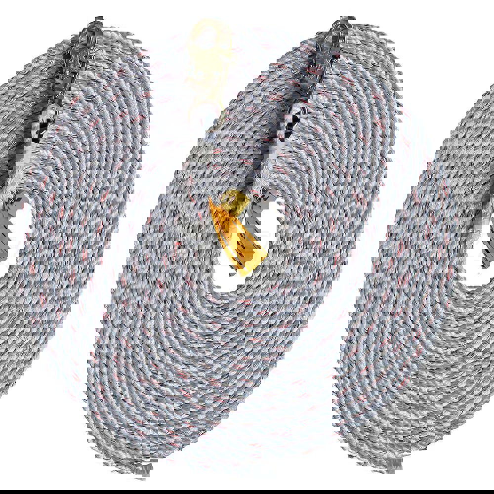 Lanyards & Lifelines; Load Capacity: 310lb; 141kg ; Lifeline Material: Polyester ; Capacity (Lb.): 310 ; End Connections: Snap Hook ; Maximum Number Of Users: 1 ; Installation Type: Temporary