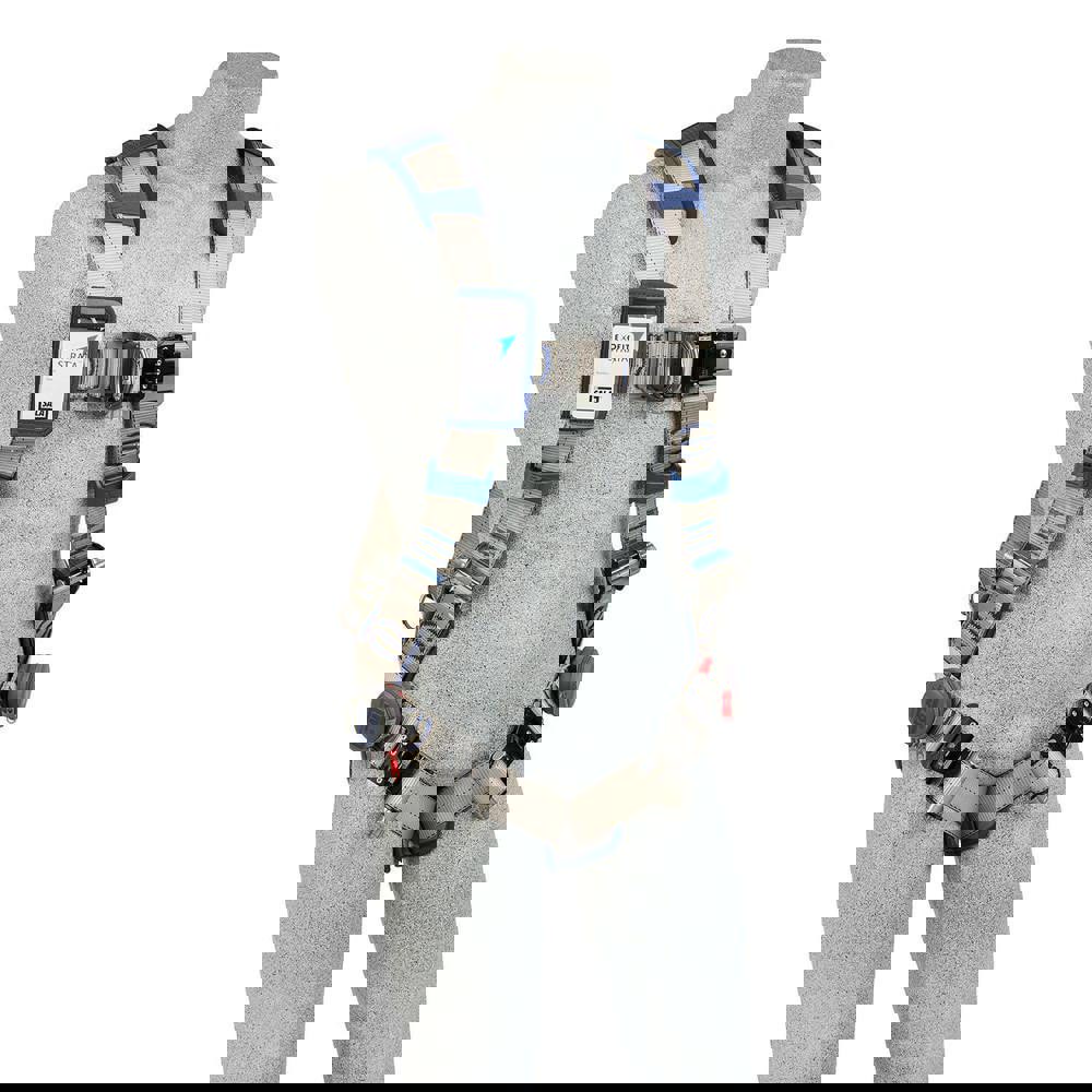 Fall Protection Harnesses: 420 Lb, Vest Style, Size Large, For Climbing, Polyester, Back & Front